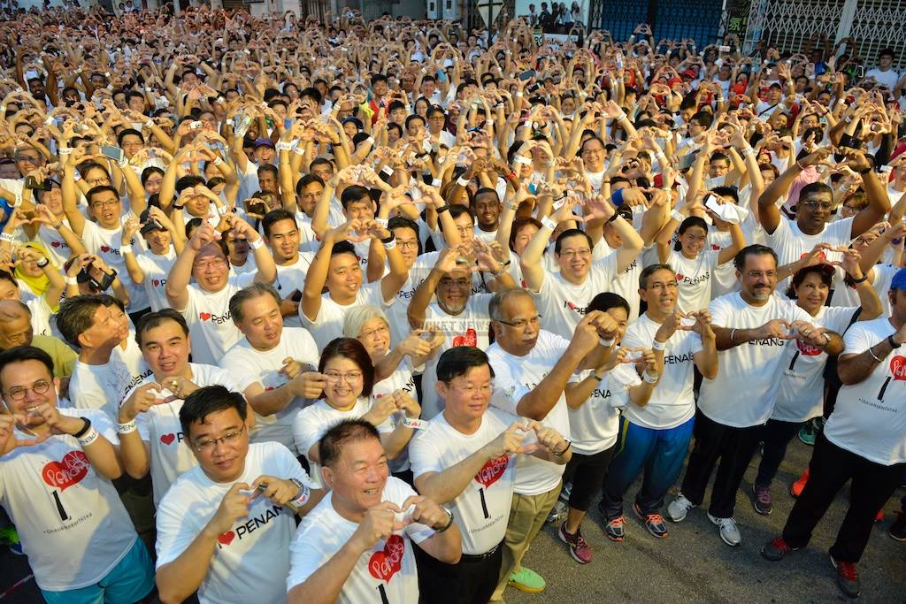 Over 10,000 Runner Participated In The I Love Penang Run In Show Of